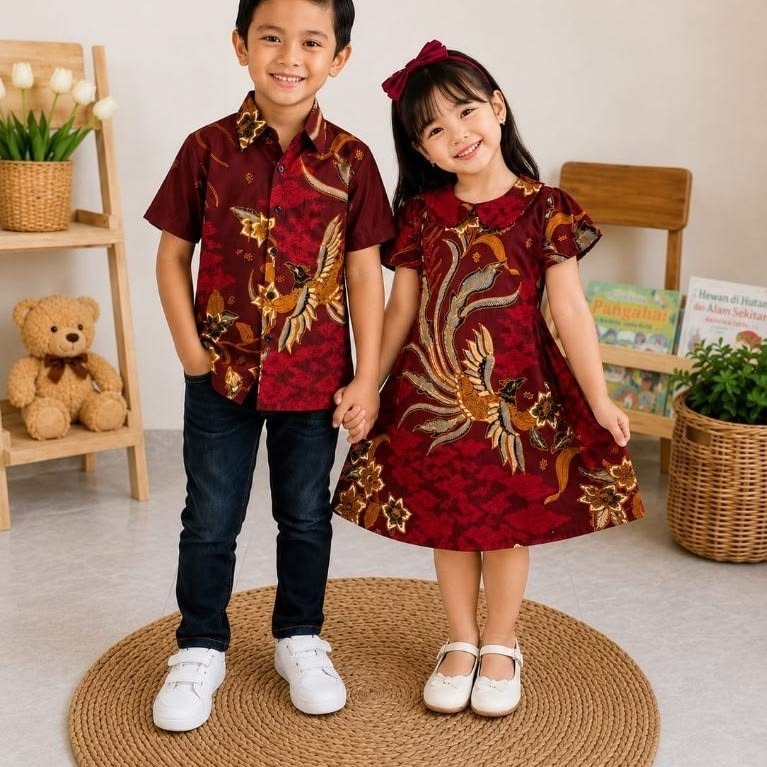 Baju Batik Anak Couple