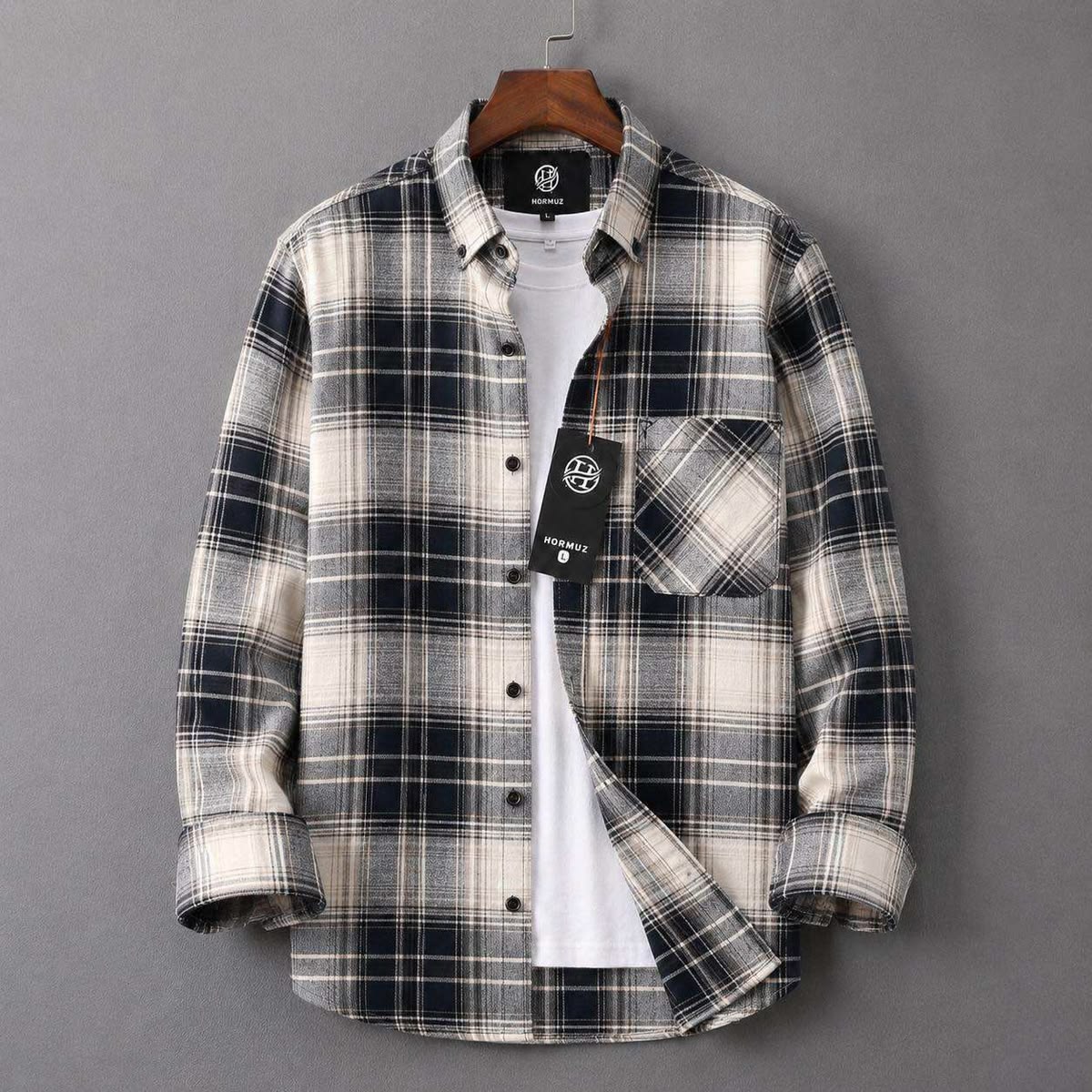 Kemeja Flanel Lengan Panjang