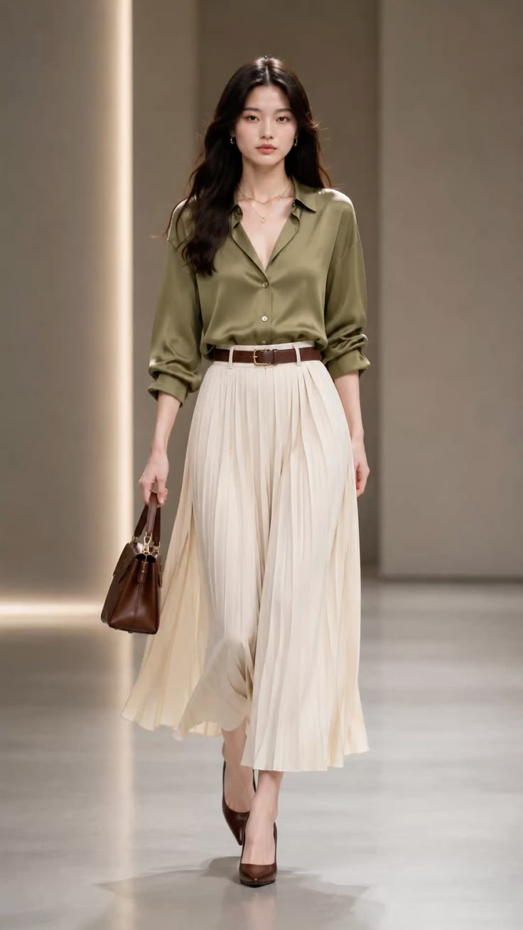 Rok Plisket Maxi